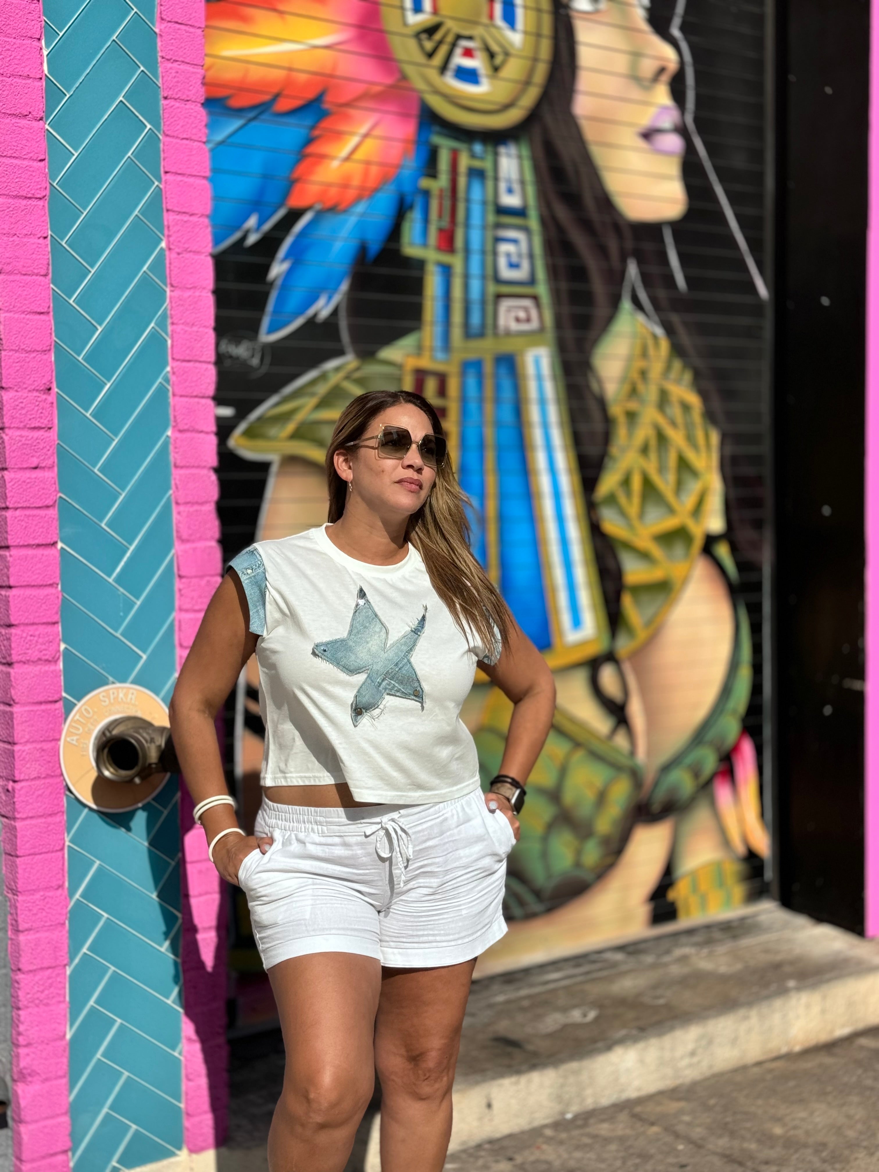 Star Patch Blouse