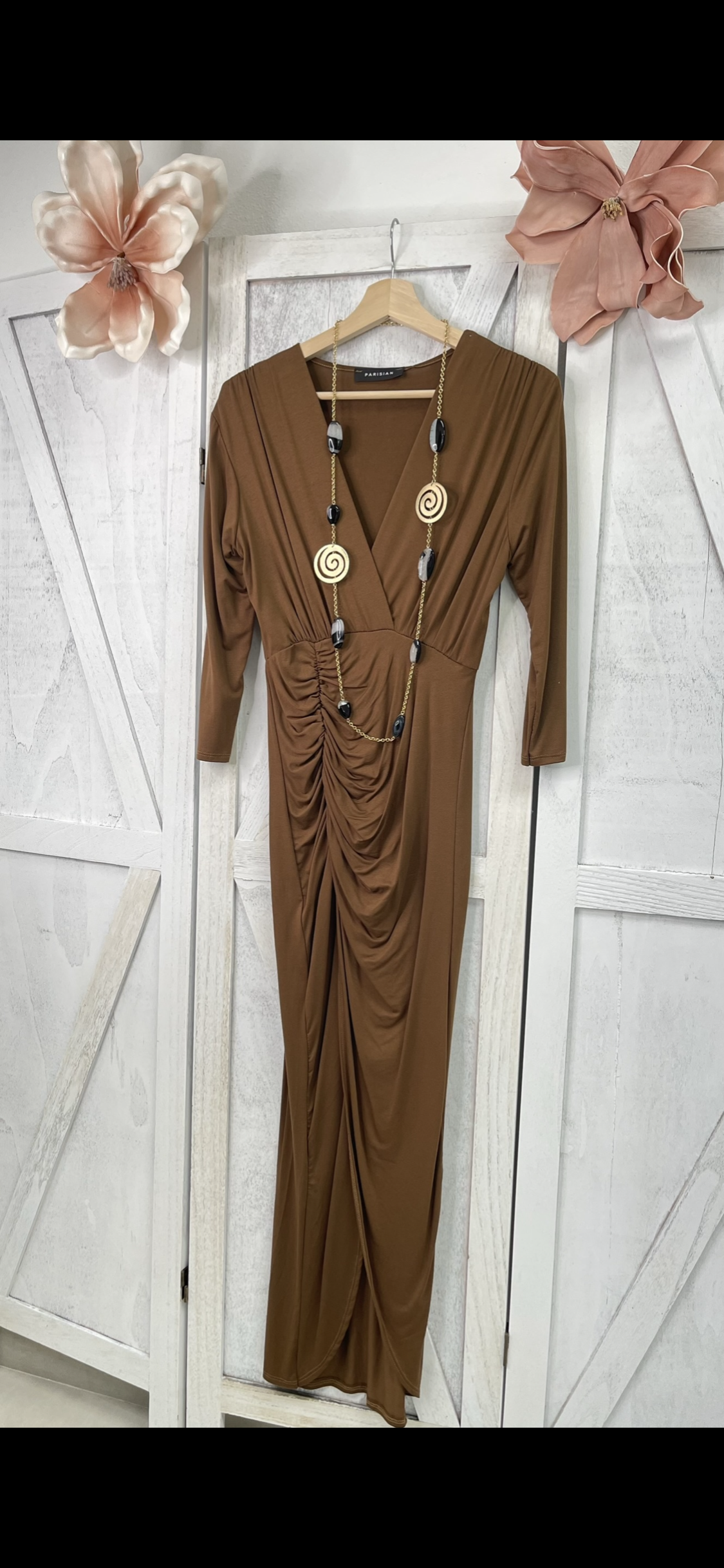 Canela Long Dress - Ari Belle Estilos