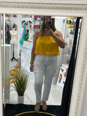 Sparkle Cargo Pant - Ari Belle Estilos