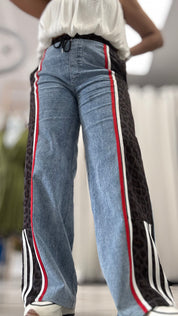 Leopard Brown Jean