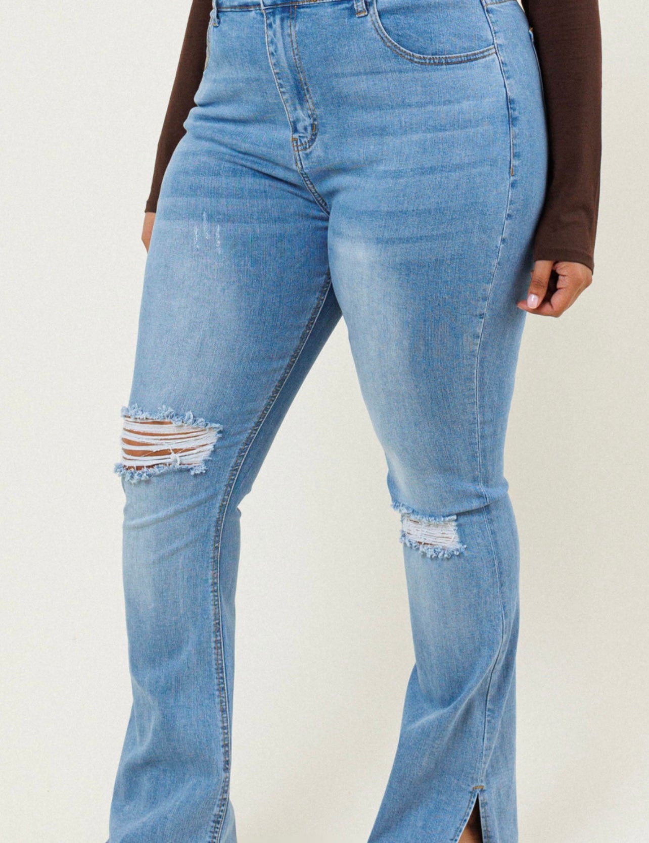 Slim bootcut Jean Plus - Ari Belle Estilos