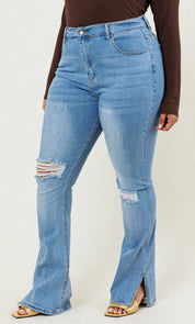 Slim bootcut Jean Plus - Ari Belle Estilos