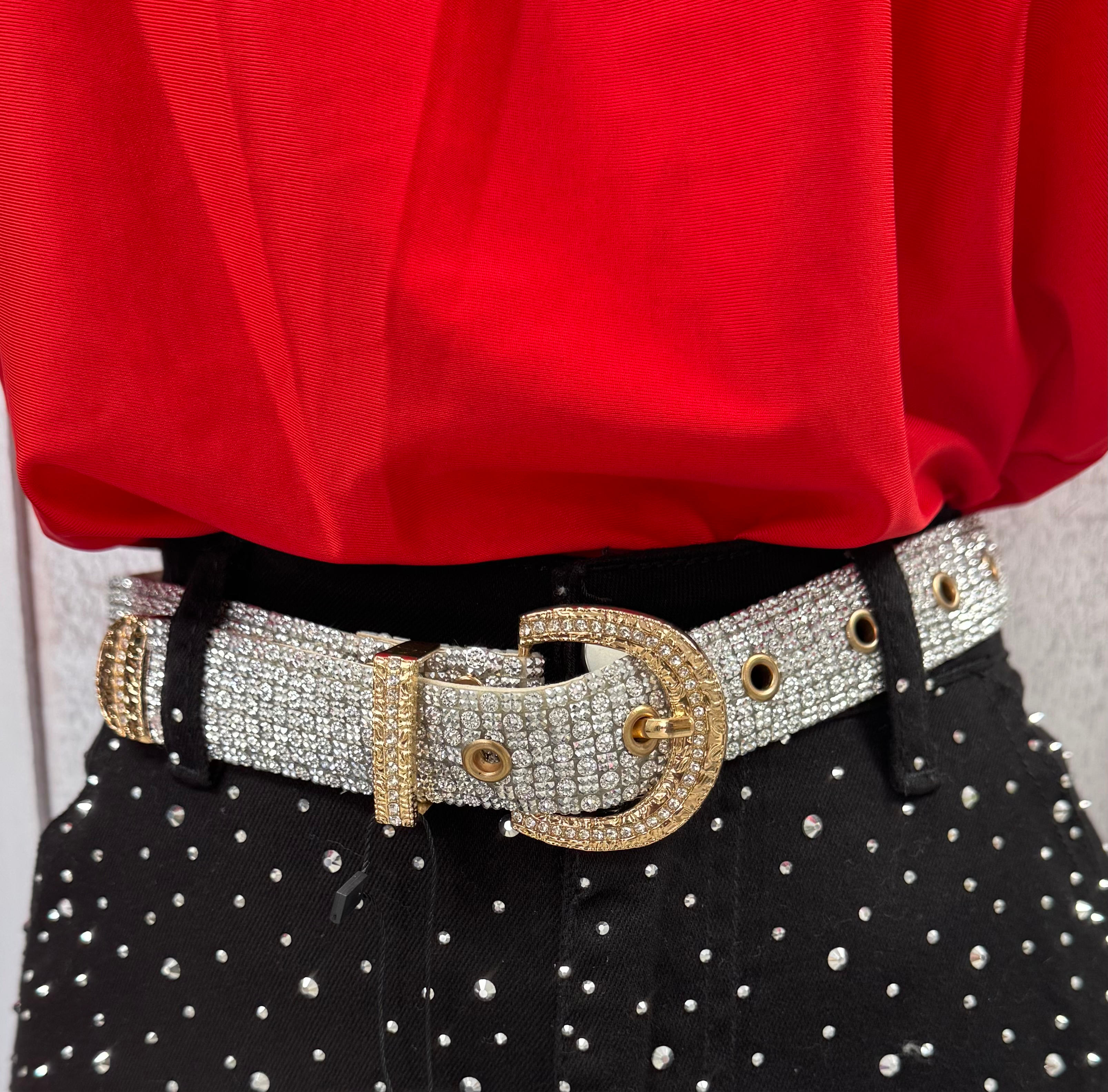 Rhinestones Belt