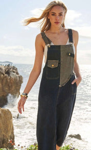 Overall Denim dress - Ari Belle Estilos