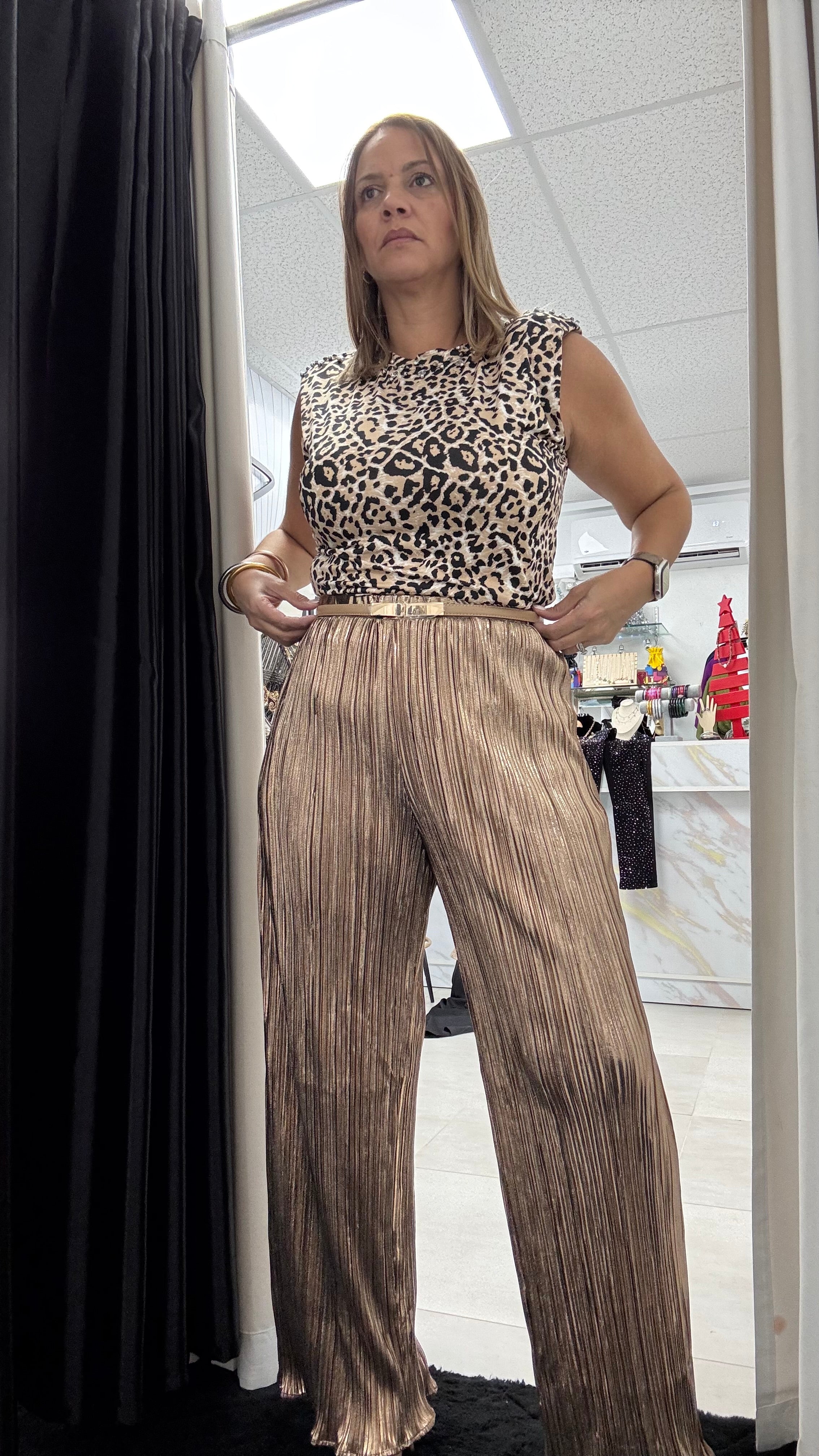 Animal Print Top