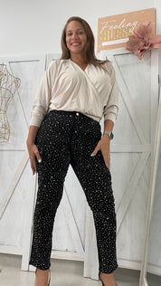 Sparkle Cargo Pant - Ari Belle Estilos