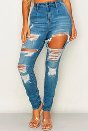 Lovely high rise Jeans - Ari Belle Estilos
