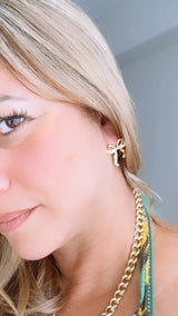 Lazitos coquette earrings