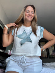 Star Patch Blouse