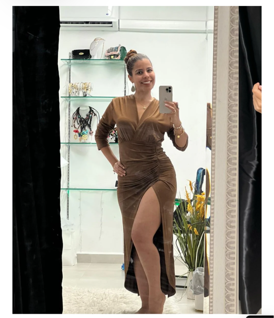 Canela Long Dress - Ari Belle Estilos