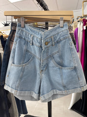 High waisted Denim Short