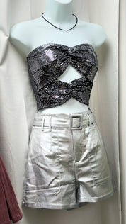 Sequins Twist Top - Ari Belle Estilos