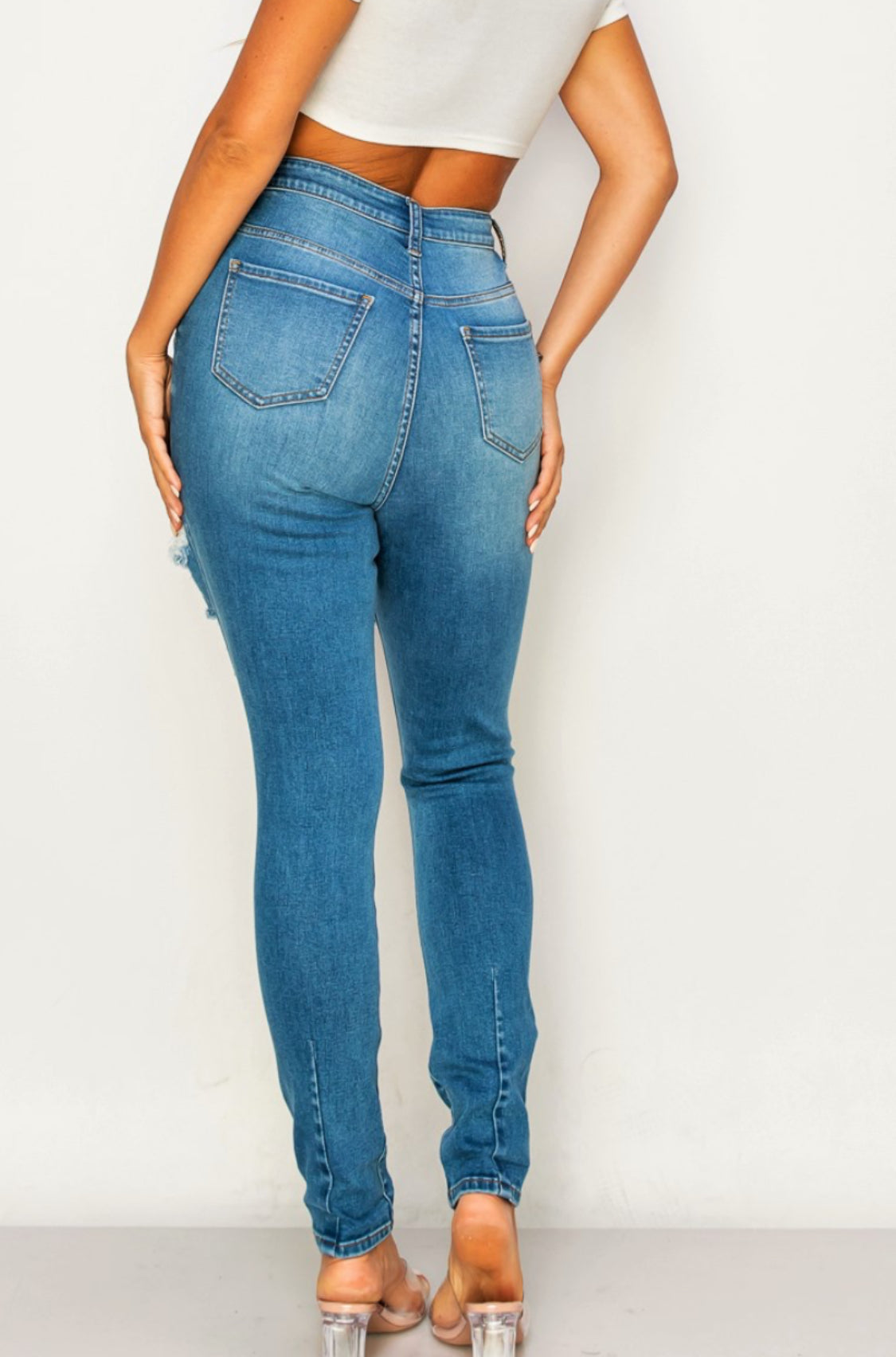 Lovely high rise Jeans - Ari Belle Estilos