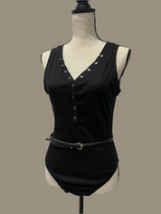 Miss Black Bodysuit - Ari Belle Estilos