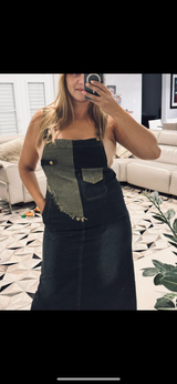 Overall Denim dress
