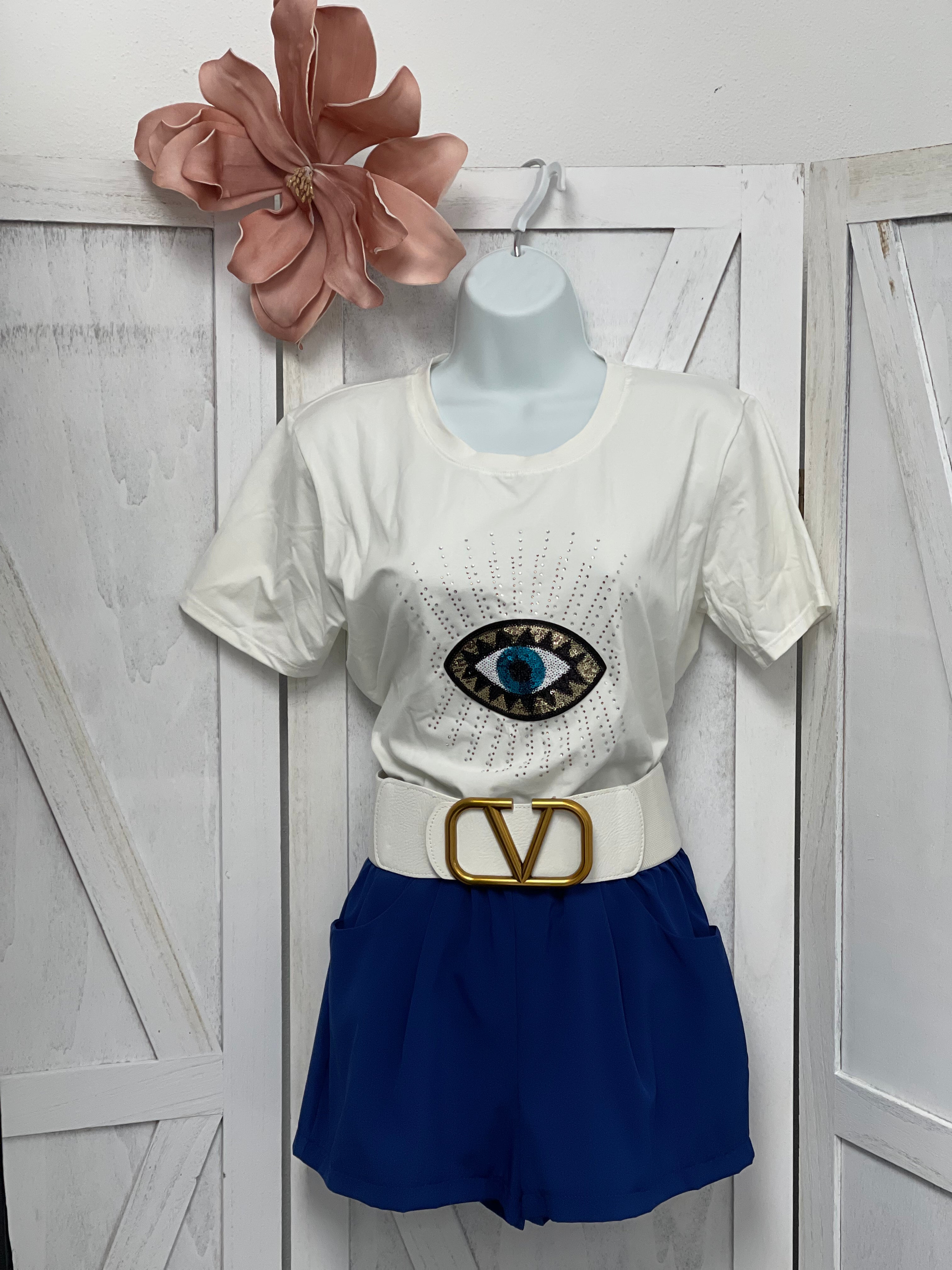 Ojo Turco Tee - Ari Belle Estilos