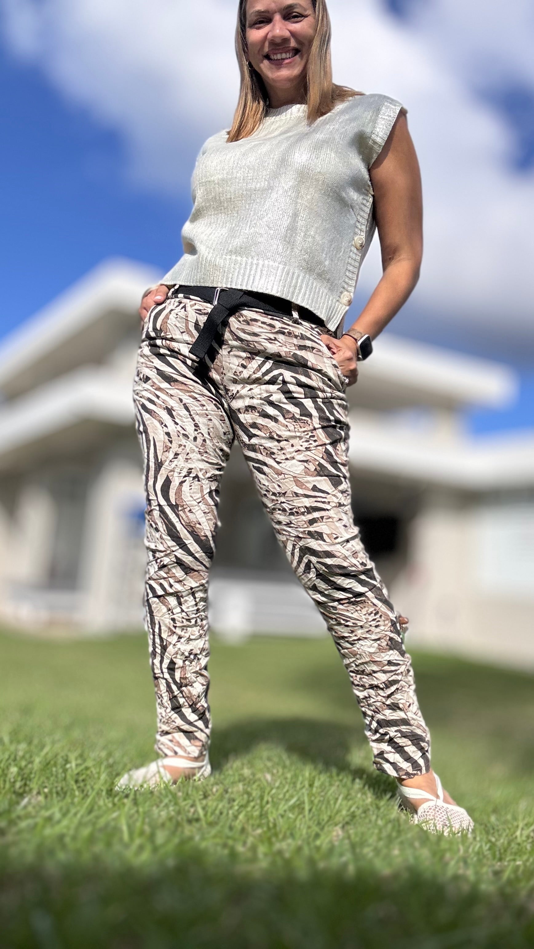 Zebra Jogger Pant