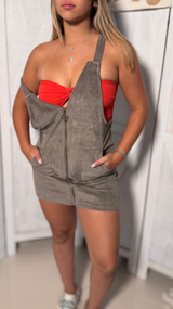 Mocha Overall dress