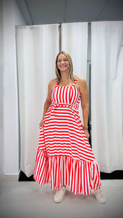 Candy Stripe Maxi - Ari Belle Estilos