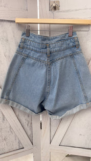 High waisted Denim Short