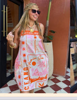 Sunset Coral Dress