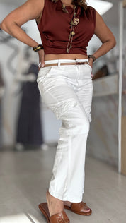 White cargo Pant