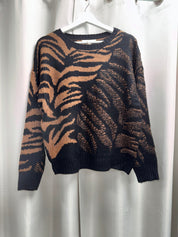 Animal Print Sweater