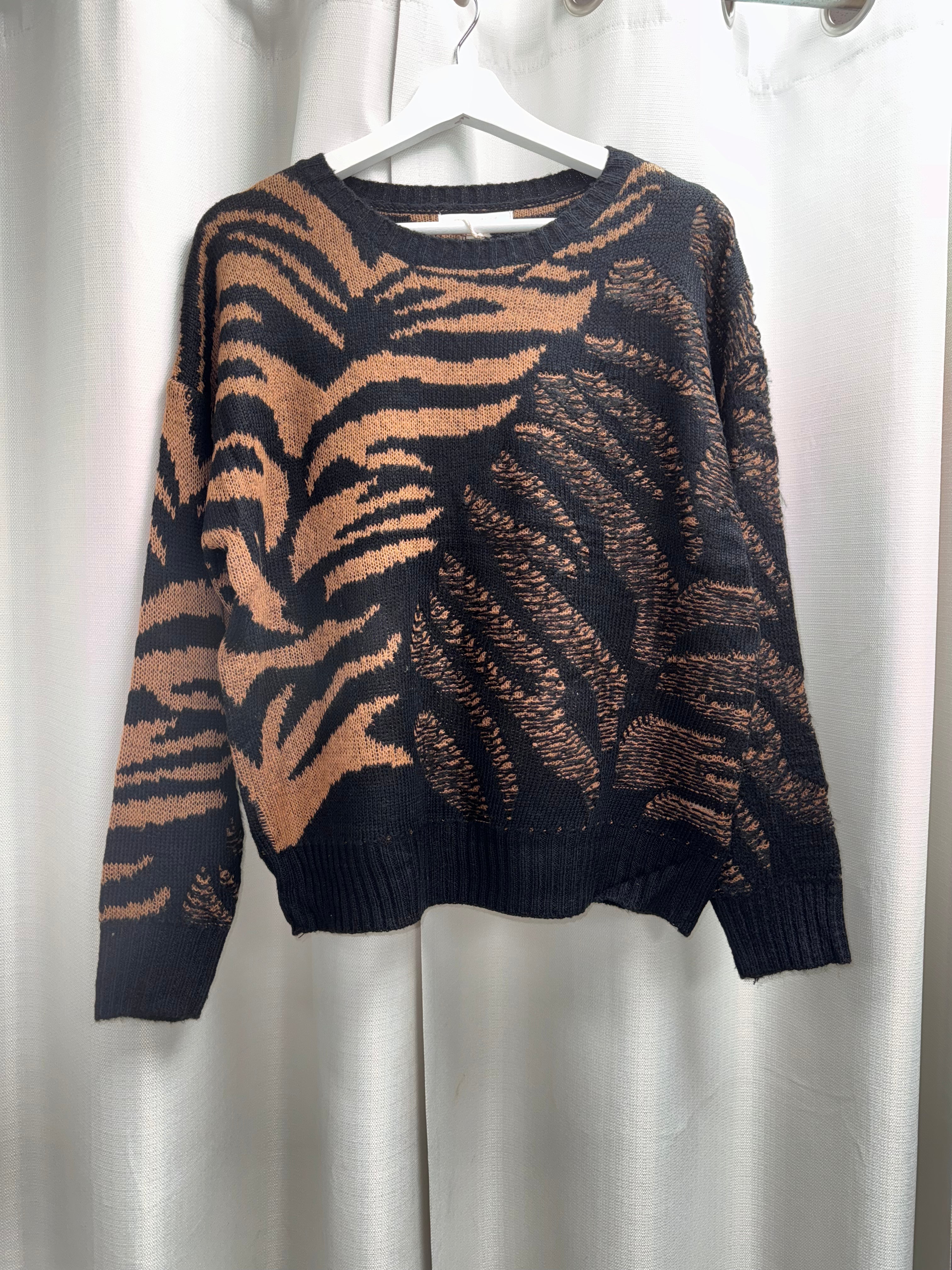 Animal Print Sweater