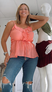 Encanto Coral Top