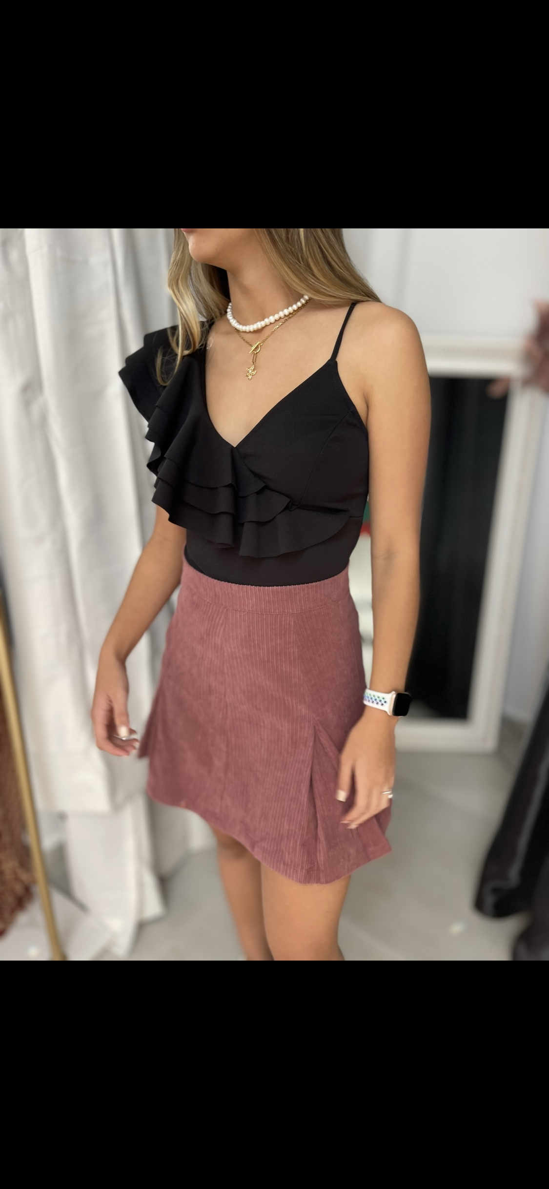Corduroy skirt - Ari Belle Estilos