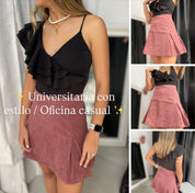 Corduroy skirt - Ari Belle Estilos