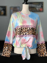 Leopard Tie Dye blouse - Ari Belle Estilos