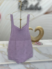 Lavender Girl Romper - Ari Belle Estilos
