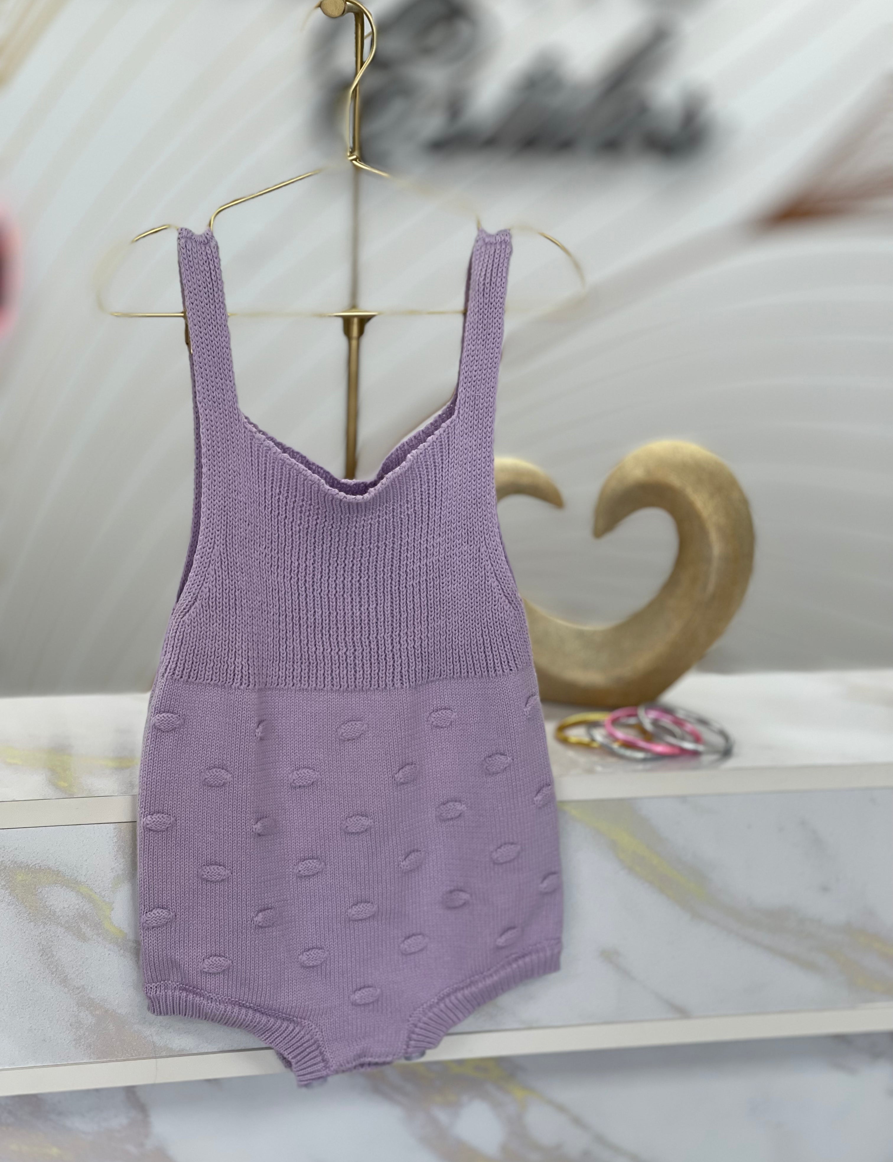 Lavender Girl Romper - Ari Belle Estilos