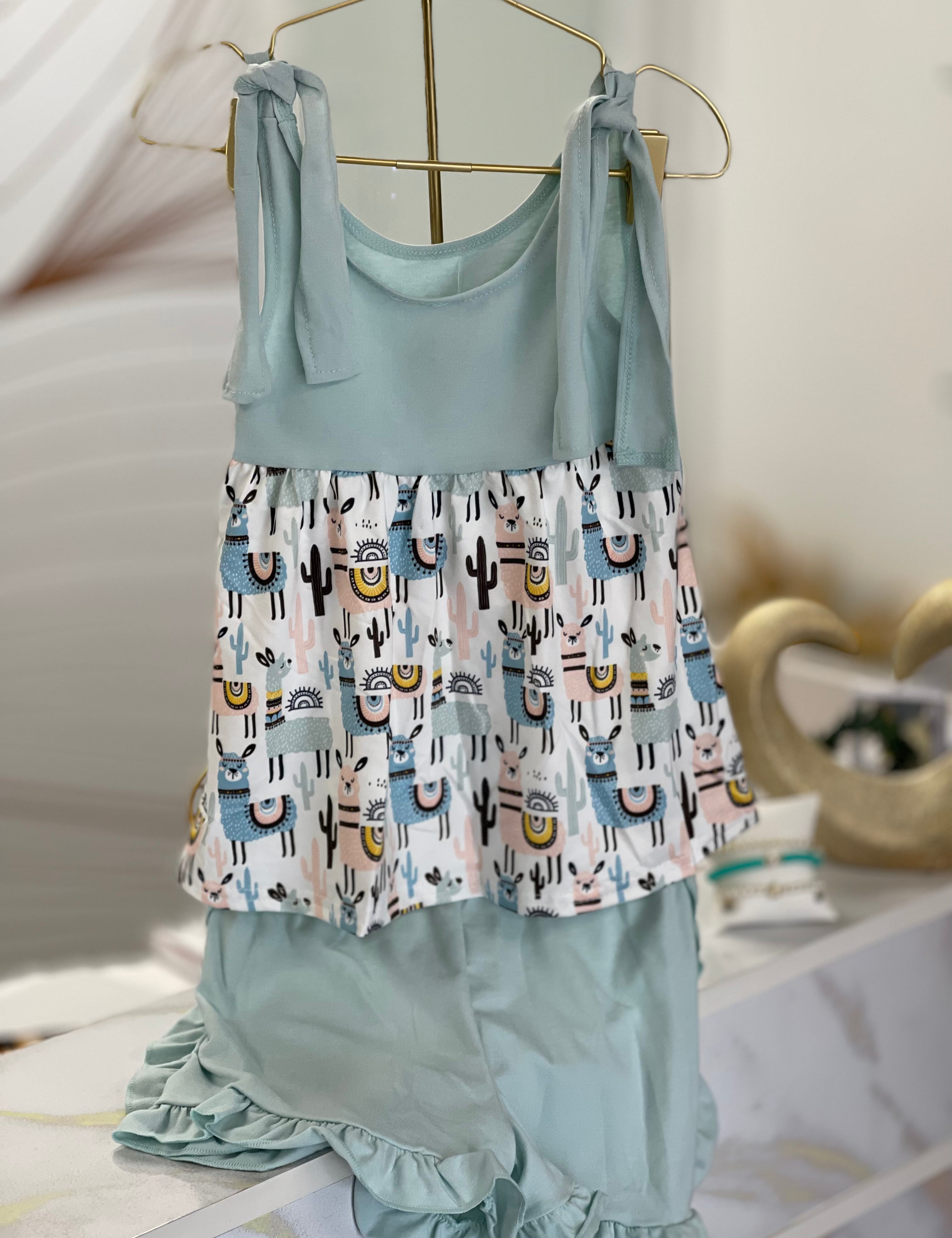 Mint Llama Set - Ari Belle Estilos