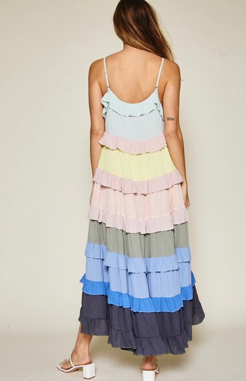 Beauty Block Dress - Ari Belle Estilos