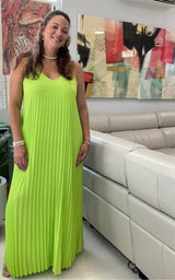 Maxi lime Dress