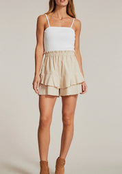 Elly Ruffle Skort - Ari Belle Estilos