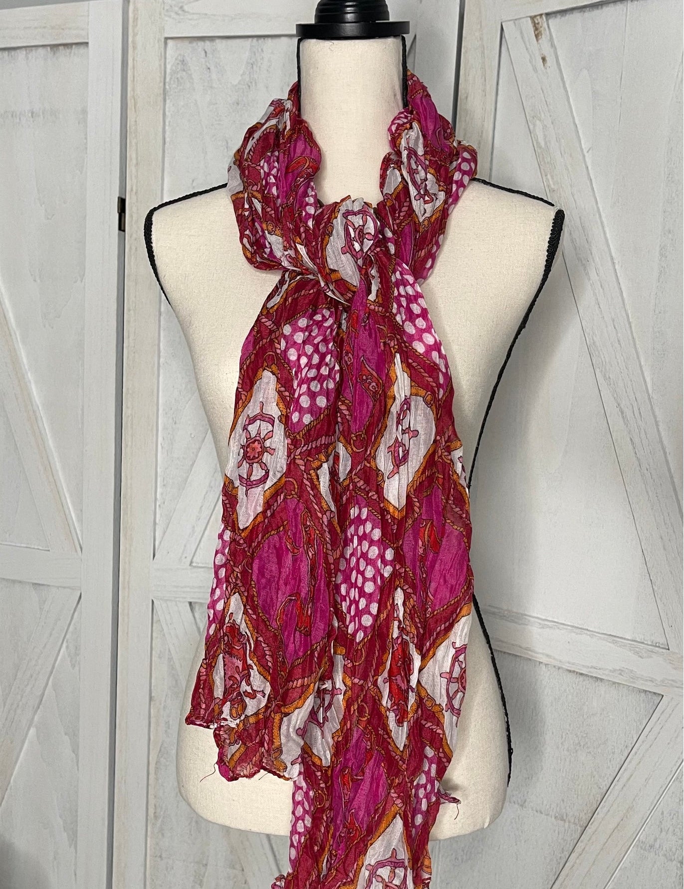 Nautic Elegance Scarf - Ari Belle Estilos