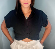 Twisty Crop Top - Ari Belle Estilos