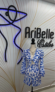 Natalia Romper Blue - Ari Belle Estilos